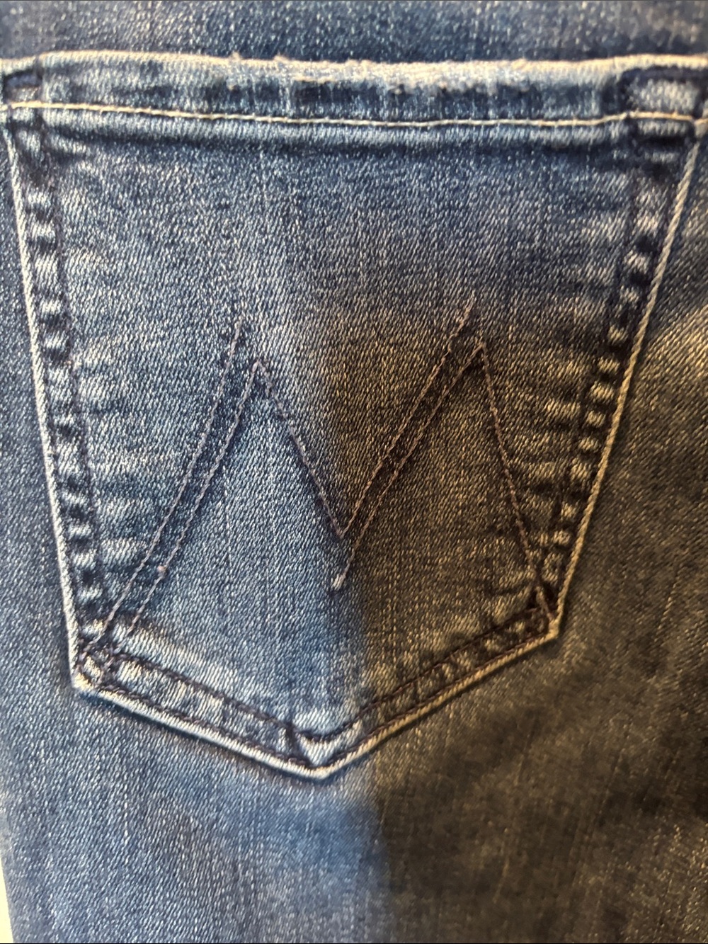 MOTHER Denim The Looker Mid-Rise Skinny Jeans in Groovin' - Size 28 - Picture 6 of 6